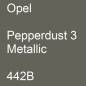 Preview: Opel, Pepperdust 3 Metallic, 442B.